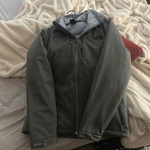 Gray north face jacket. Brand new. No tags